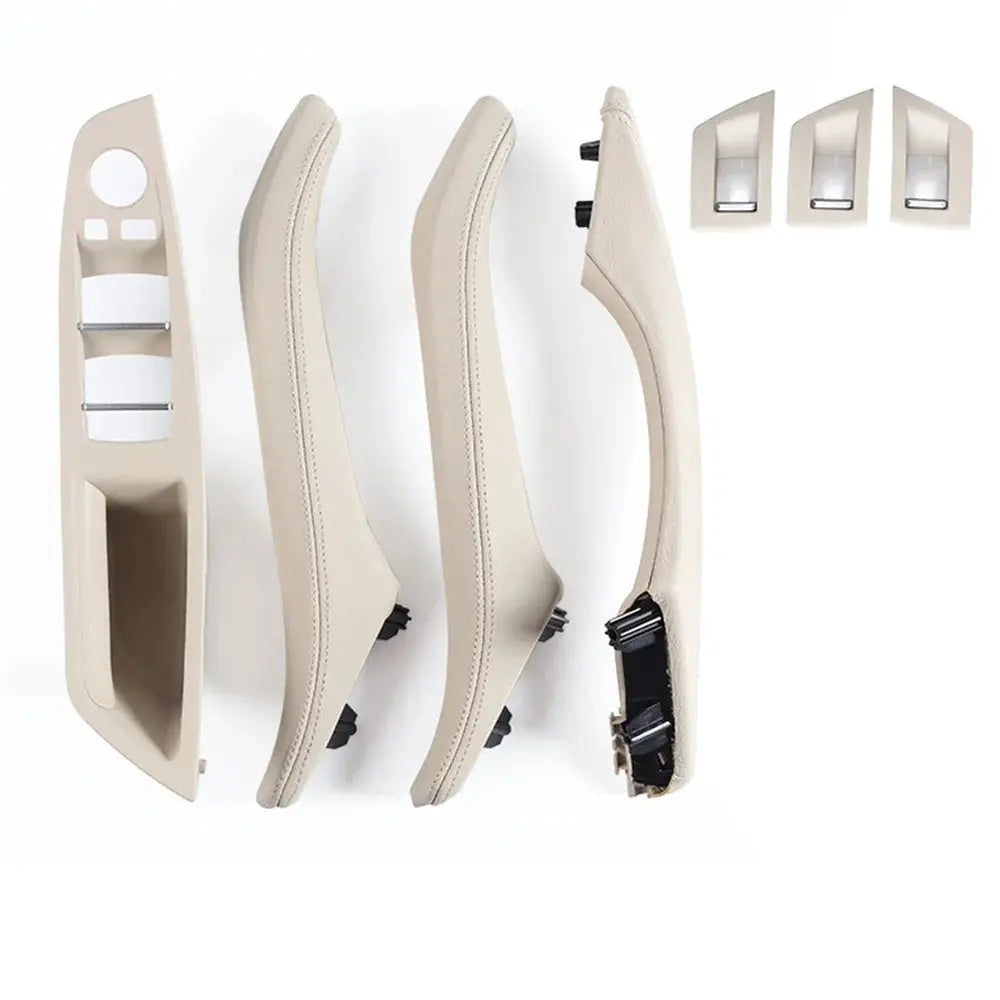 LHD RHD 7pcs Interior Door Armrest Panel Pull Handle With Leather Outer Cover For BMW 5 Series F10 F11 520i 523i 525i 528i 535i by InterCyprus Trading Ltd