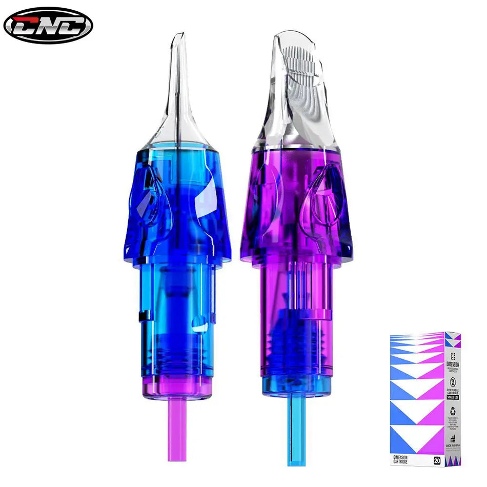 CNC 20PCS Blue Red Police Cartridge &ndash; Medical Grade Sterile 1003RS-M / 20pcs / CHINA