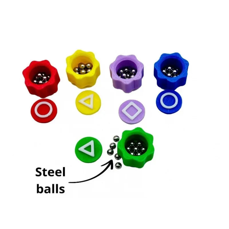 Gonggi Korean Stones Catching Toy With Steel Balls Classic