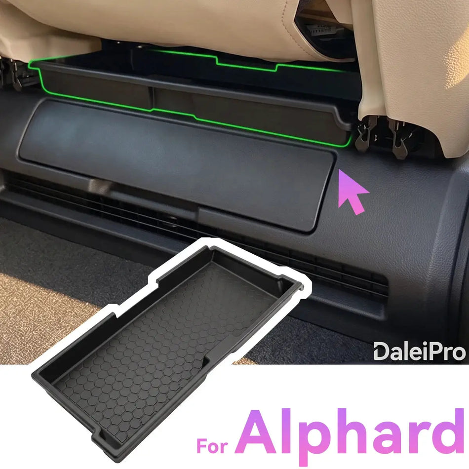 Saugojimo dėžė po sėdyne TPE medžiaga Toyota Alphard Vellfire 40 serija AH40