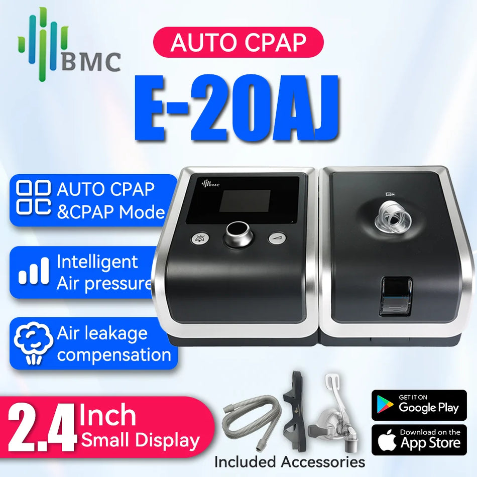 BMC E20AJ Otomatik CPAP Makinesi Evrensel Maske ile Uyku Apnesi