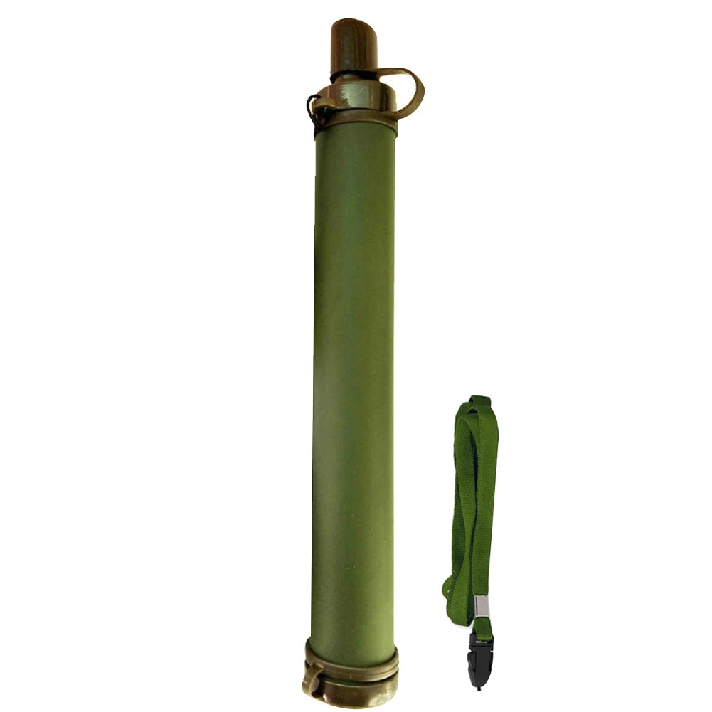 Portable Water Filter &amp; Survival Kit ArmyGreen 1