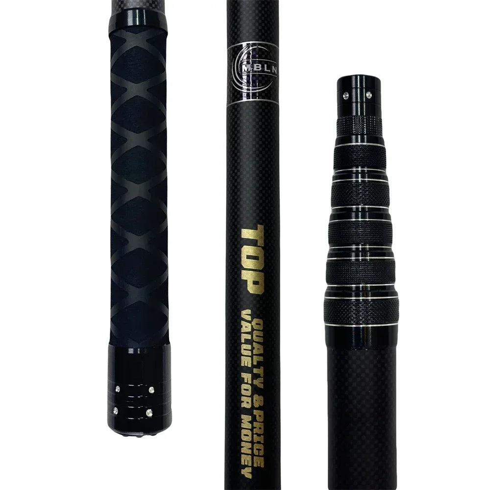 MBLN Ultralight Carbon Fiber Telescopic Fishing Landing Net, 328cm