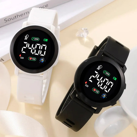 Couple LED Digital Silicone Watch for Men and Women