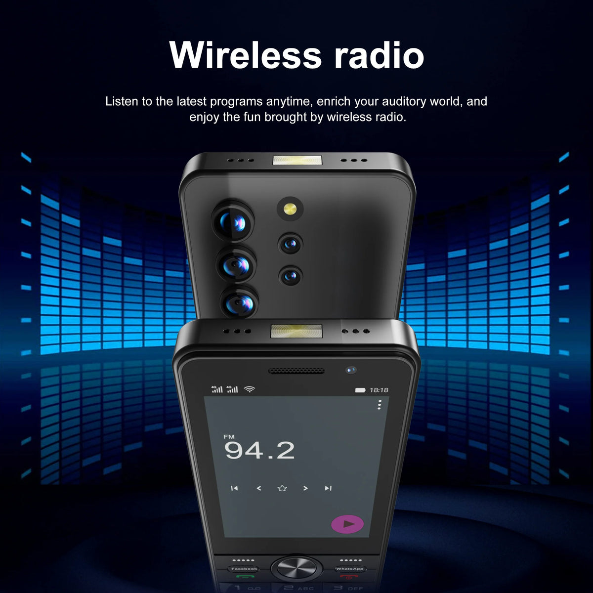 SERVO F25 PRO 4G LTE Button Smartphone &ndash; Play Store Enabled