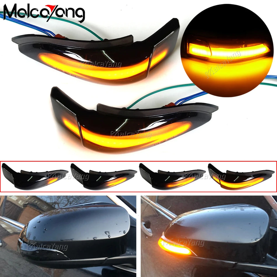 Lámparas de Señal de Giro Dinámicas LED para Toyota Camry Corolla Prius Avalon Yaris