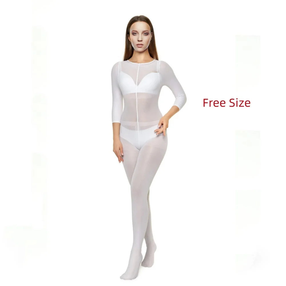 Disposable Bodysuit Slimming &ndash; For Vacuum Roller Treatment White