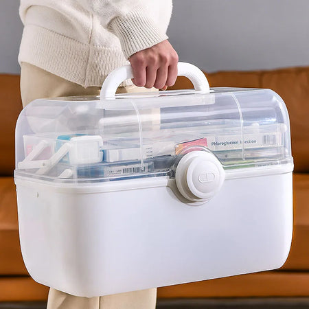 Hmeily BOX3 &ndash; Large Capacity Medicine Organizer for Family