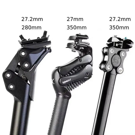 Suspension Seatpost for Bicycles &ndash; 20mm Tunable Shock Absorber Travel