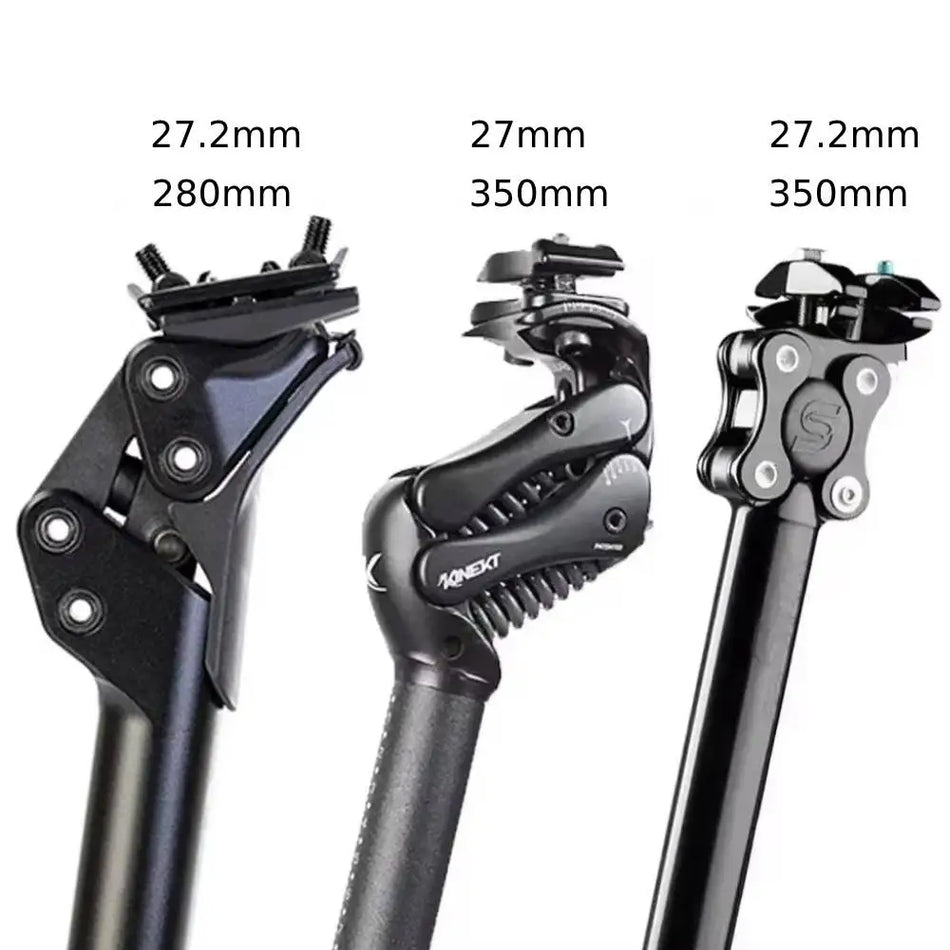 Suspension Seatpost for Bicycles &ndash; 20mm Tunable Shock Absorber Travel