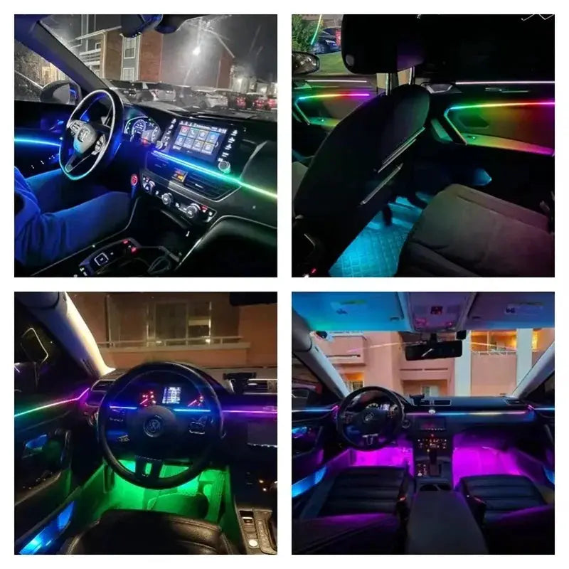 Wireless Bluetooth Acrylic LED Ambient Lights for BMW F30 G30 Nissan by InterCyprus Trading Ltd