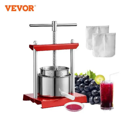 VEVOR Stainless Steel Manual Fruit Press For Home Kitchen
