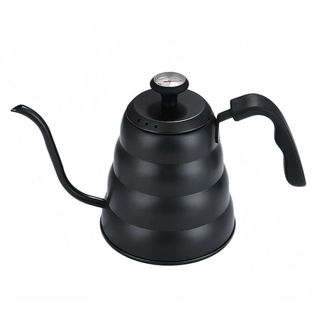 WUWANLI Stainless Steel Pour Over Coffee Pot &ndash; Precise Temperature Control 1.2L Black