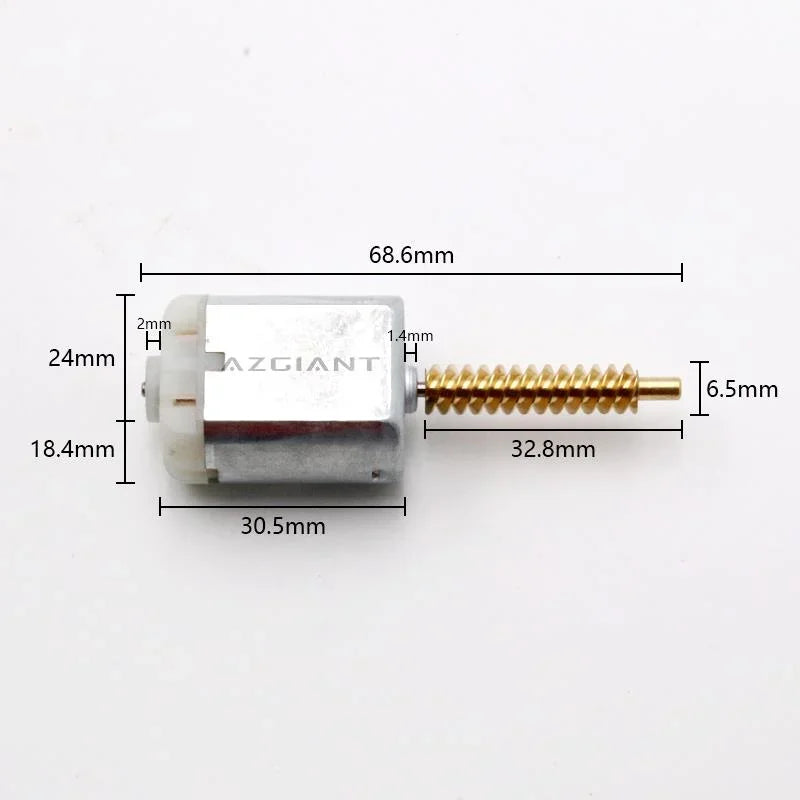 Dörrlås Motor För Kia Pride Centrallås Elektrisk Låsmekanism Ersättning Hållbar Metallhus Direkt Passform