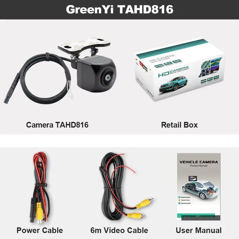 AHD 1080P Rear View Camera With Dynamic Guideline And Night Vision by InterCyprus Trading Ltd