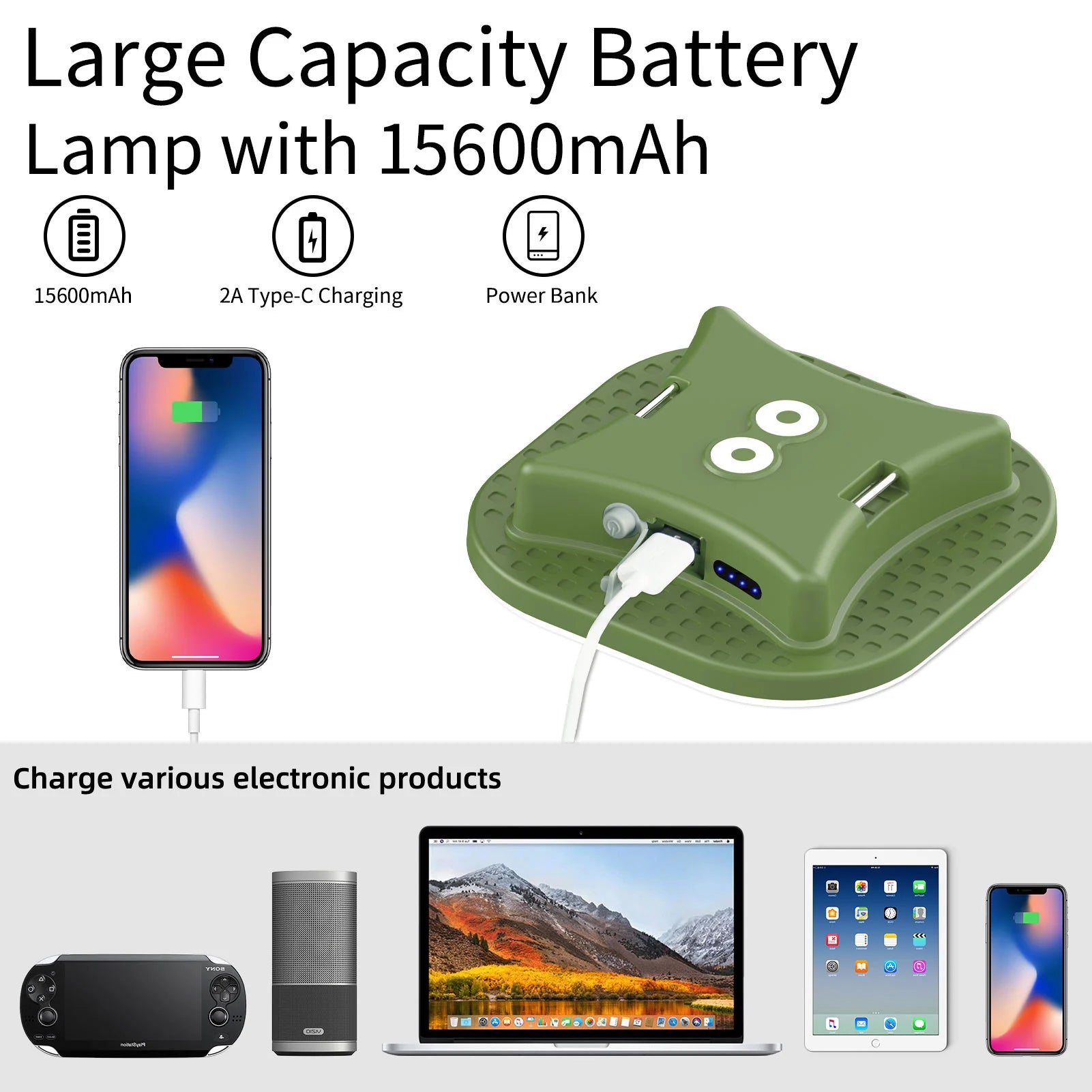 MOSLIGHTING 80W Camping Lantern &ndash; Ultra-Bright and Waterproof