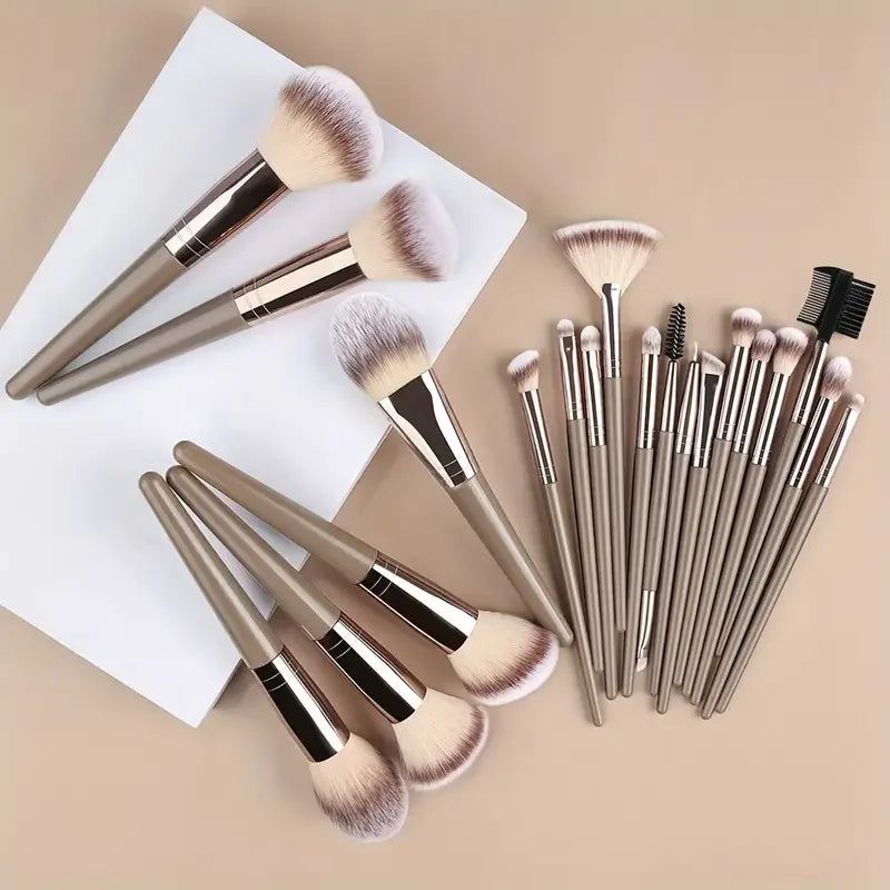 Professional Makeup Brushes Set - 3-20PCS Soft Fluffy Tools