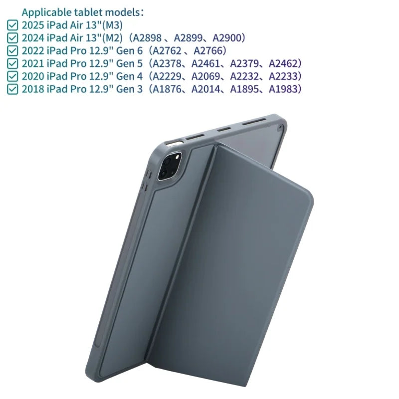 Magic Backlit Keyboard Case for iPad Air 11 2024 M2 &ndash; Slim Air13 Pro12.9Gen3456