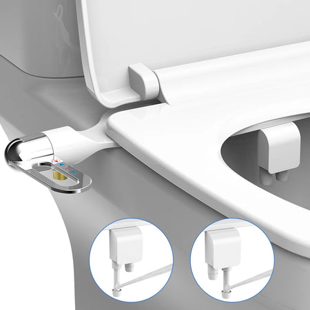 Bidet Toilet Seat S &ndash; Ultra-Thin Non-Electric Dual Nozzles