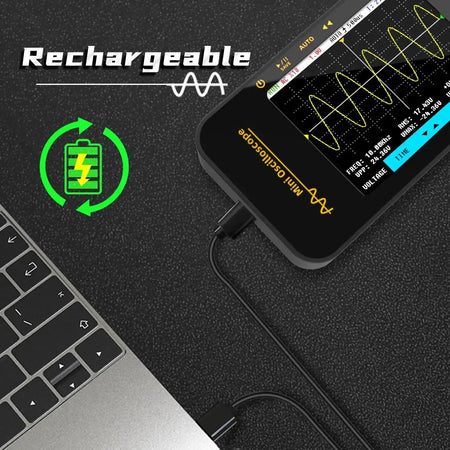 BSIDE OT3 Handheld Auto Digital Oscilloscope 10MHz Sampling