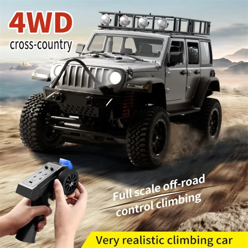 MN128 2.4G RC Crawler 4x4 Car Full Scale &ndash; LED Lighting