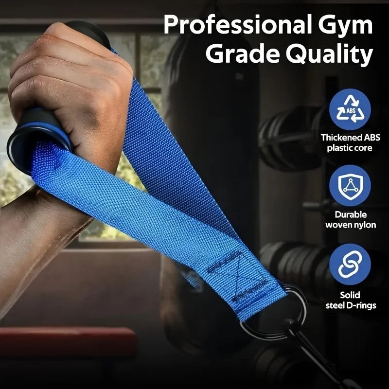Manípulos de Duas Cores em 5 Peças para Equipamento de Treino de Força com Cabos