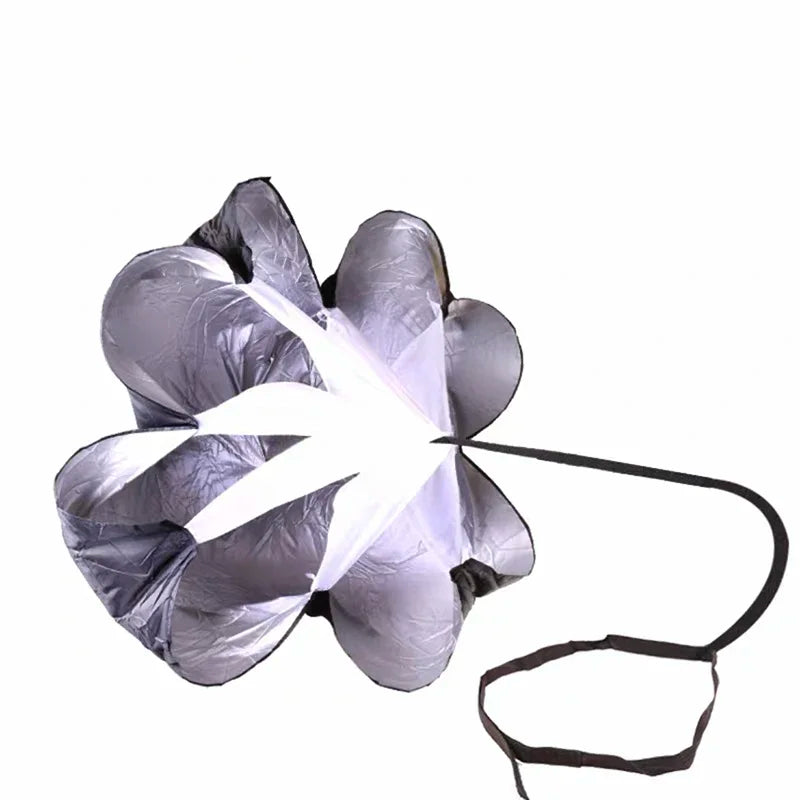 Speed Training Resistance Parachute for Soccer and Fitness Black