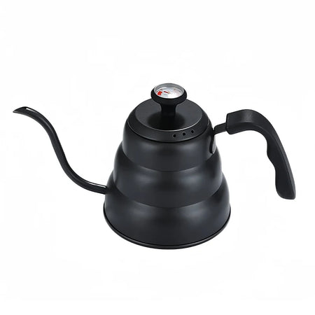 WUWANLI Stainless Steel Pour Over Coffee Pot &ndash; Precise Temperature Control 1L Black