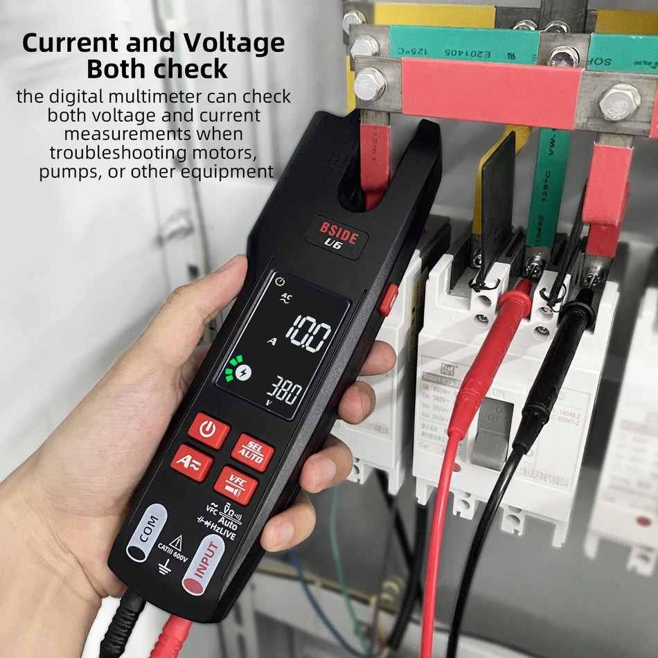 BSIDE u6 &ndash; Clamp Meter With Smart Mode IR Thermometer