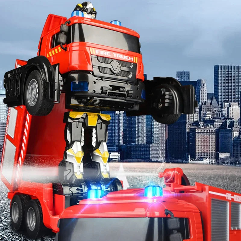 Transformation Robot RC Car &ndash; Remote Control Fire Truck