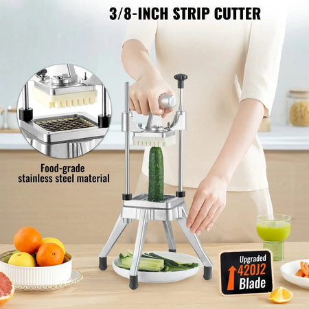 Manual Fruit Vegetable Dicer Cutter Stainless Steel Kitchen