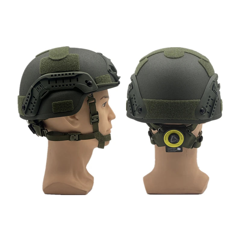 UHMWPE MICH2000 High Cut Ballistic Helmet - ISO NIJ IIIA