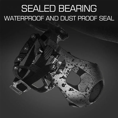 BUCKLOS MTB Pedal Fit SPD System Dual Function Bicycle Self-locking Platform Pedal Dynamic Bike Top Clip Pedals Spin Pedals by InterCyprus Trading Ltd