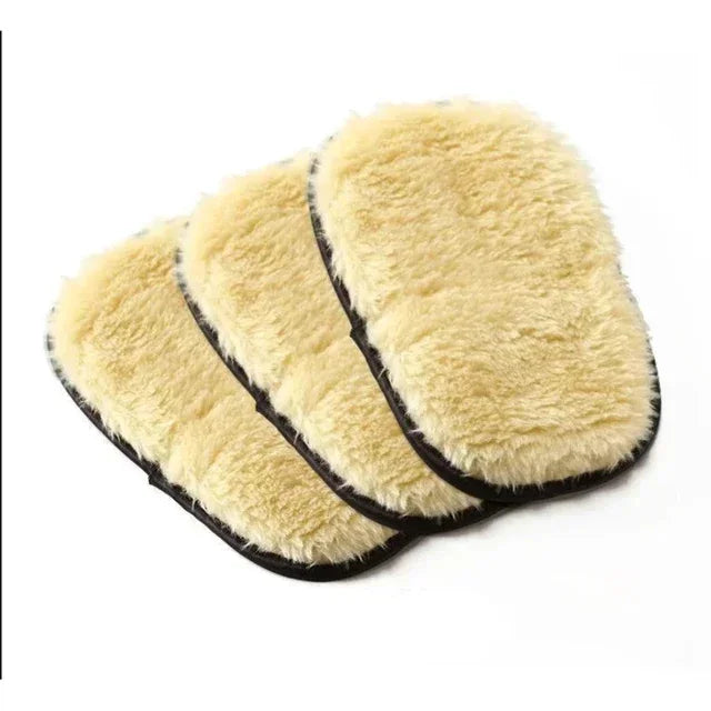 Premium Microfibre Car Cleaning Sponge Gloves for Polishing and Washing 3PCS