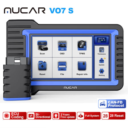 MUCAR VO7 VO7S Plus Auto OBD2 Scanner &ndash; Full System Scan MUCAR VO7S / Russian Federation