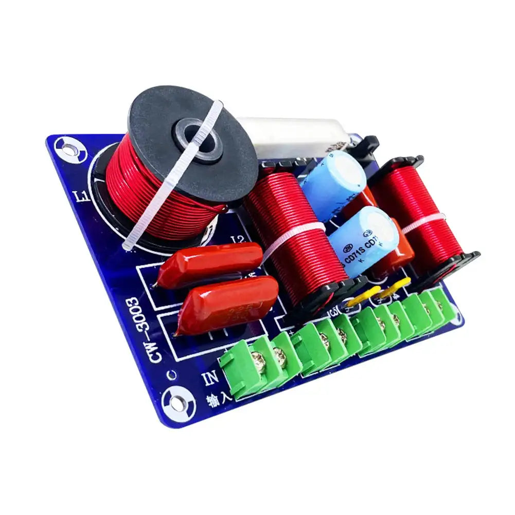 250W 3 Way Treble Mid Bass HiFi Speaker Crossover Module 1pc