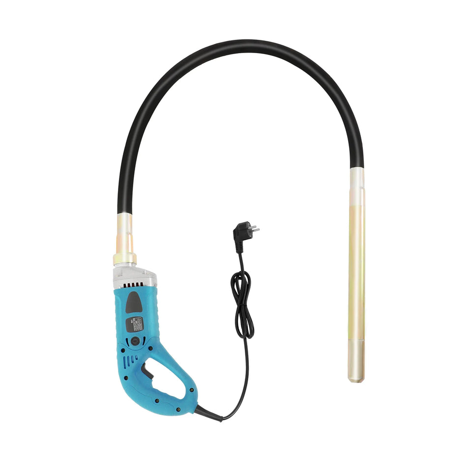 Vibratore Elettrico per Calcestruzzo Rimuovi Bolle 1300W Tubo 1.5m