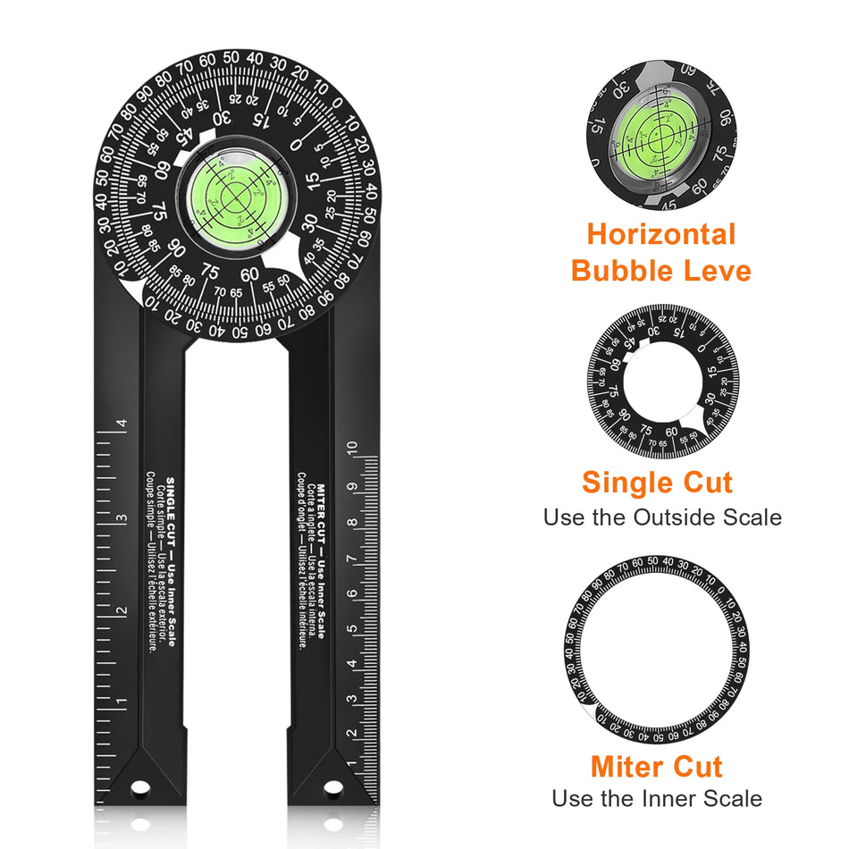 Mitre Saw Protractor Ruler &ndash; Digital Inclinometer Gauge Default Title