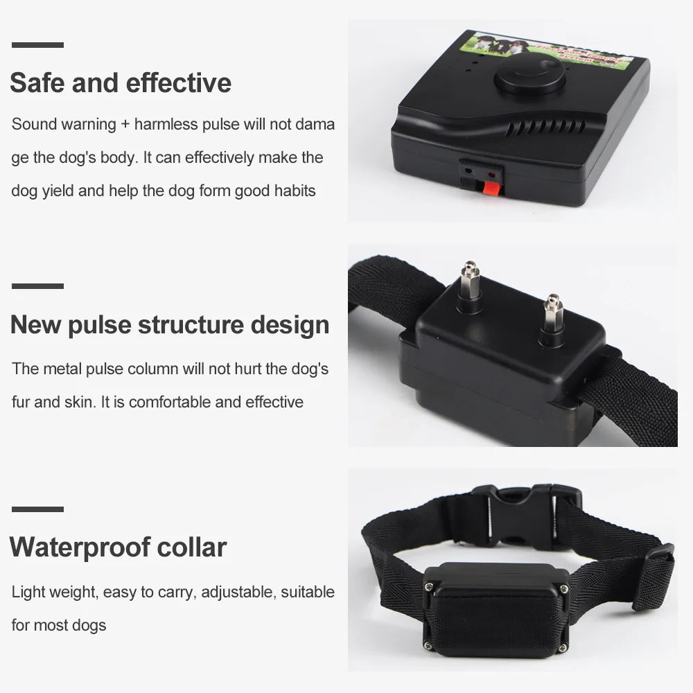 Electronic Pet Fence System Containment Collar &ndash; Waterproof