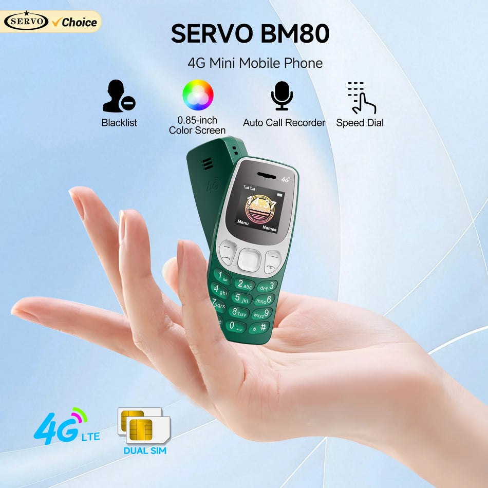 SERVO BM80 LTE 4G Mini Mobile Phone &ndash; Dual SIM Standby
