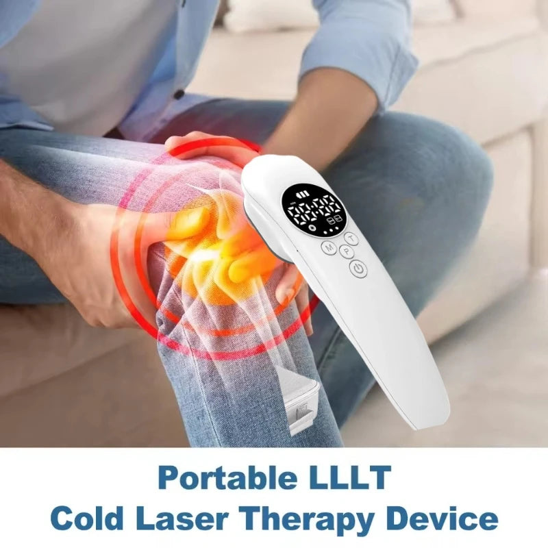 T06 LLLT Laserterapi Tennisarmbåge 17 Dioder 808nm 650nm