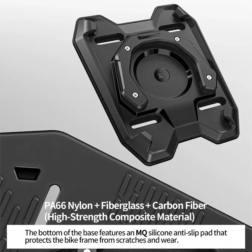 Rhinowalk Motorcycle Magnetic Bag Expansion Base For MJX2011 Back Seat Tail Saddle Extended Installation not for Tank Bag Mount by InterCyprus Trading Ltd