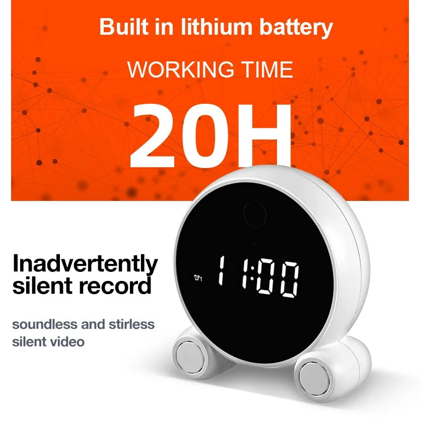 Tuya Wifi Alarm Clock Camera &ndash; HD Night Vision Motion Detection