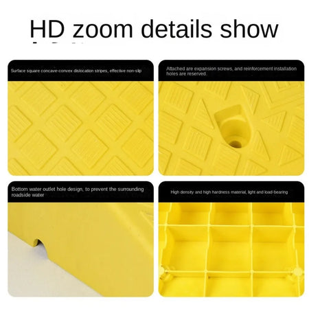 Durable Curb Ramps &ndash; Anti-Slip Car Driveway Threshold