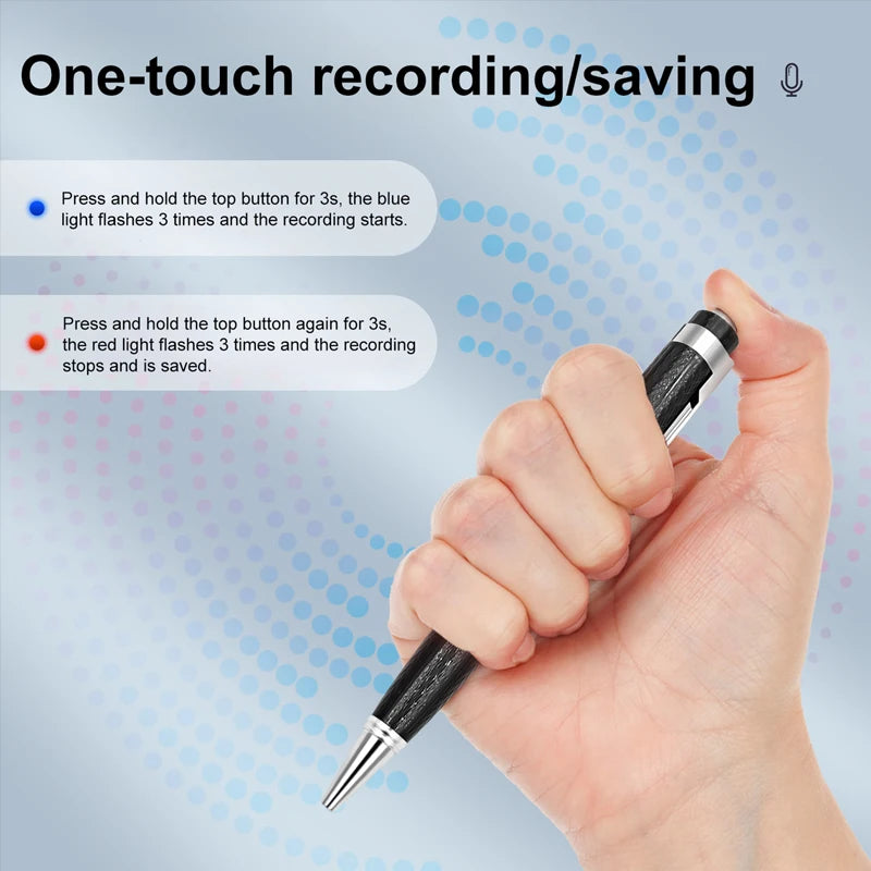 Luxuglow Portable Voice Recorder - One Touch Recording