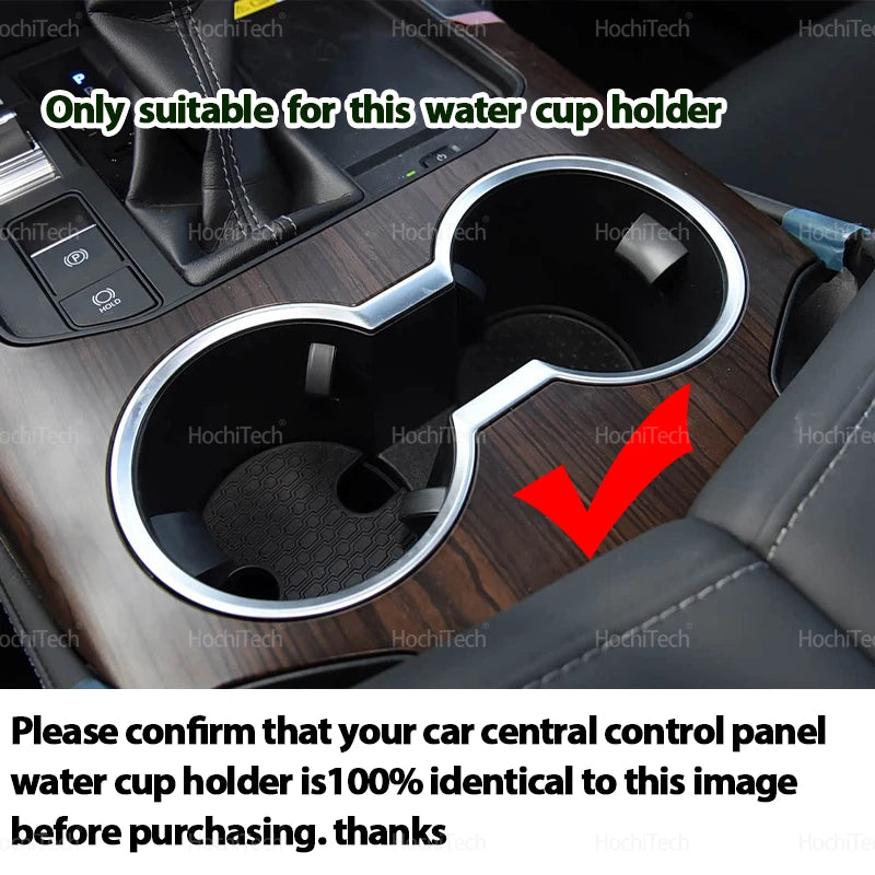 Portavasos antideslizante para coche para Toyota Land Cruiser LC300 VJA300