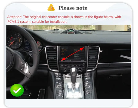 Panamera 12.3 Inch Dual Screen CarPlay &ndash; Upgraded DSP PCM3.1  8-128G LHD / CHINA / Eight Core