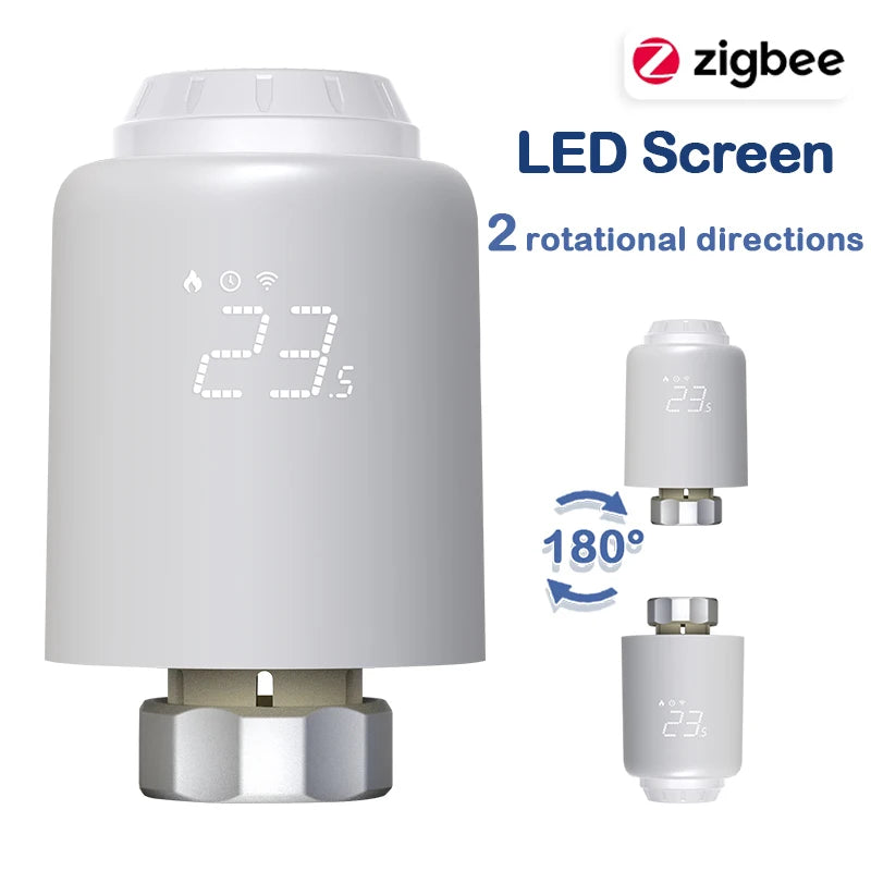 Tuya Zigbee Smart Radiator Valve &ndash; Voice Assistant Ready 1pcs TRV601 / ZigBee