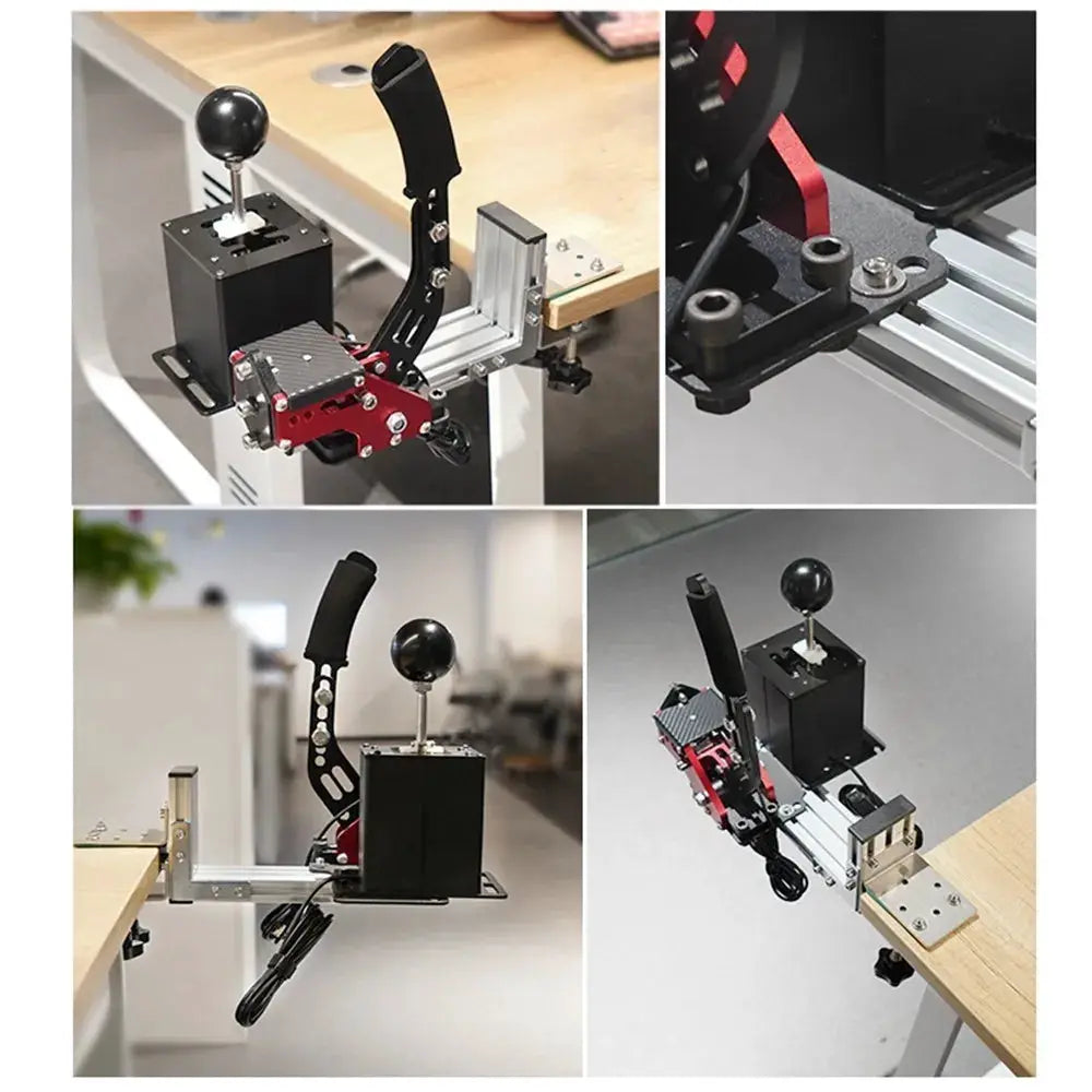 PC USB Handbrake Plate Drift Adapter Board Desk Mount Bracket Plate For SIM Racing Game Logitech G25/27/29 T500 (ONLY Plate) by InterCyprus Trading Ltd