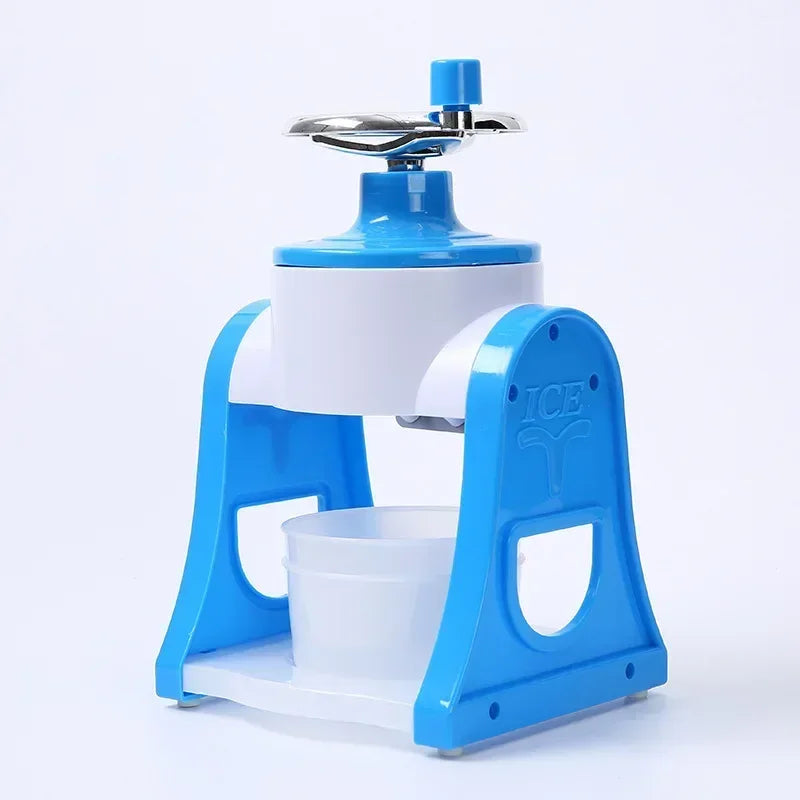 Portable Mini Ice Crusher for Home Use - Manual Shaved Ice Machine
